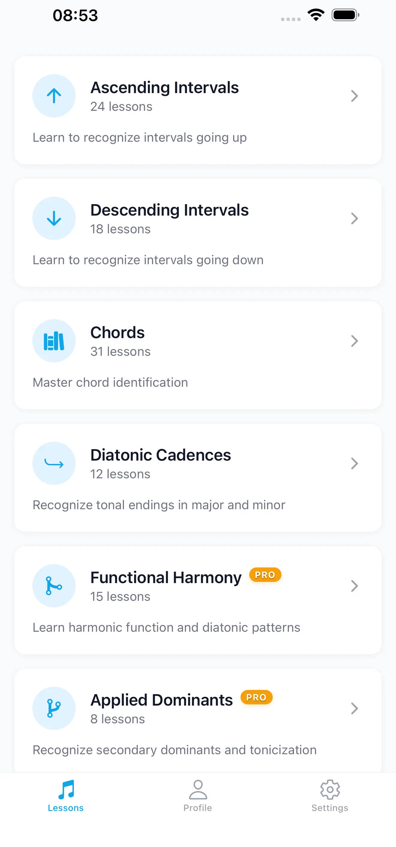 107 Structured Lessons