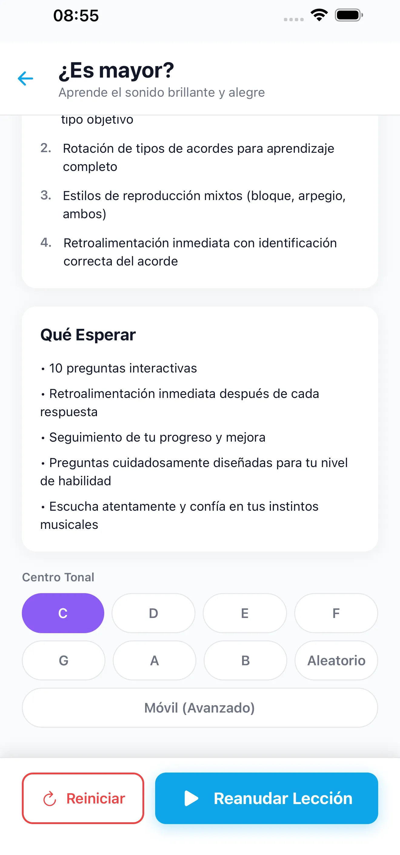 Practica en Cualquier Tonalidad