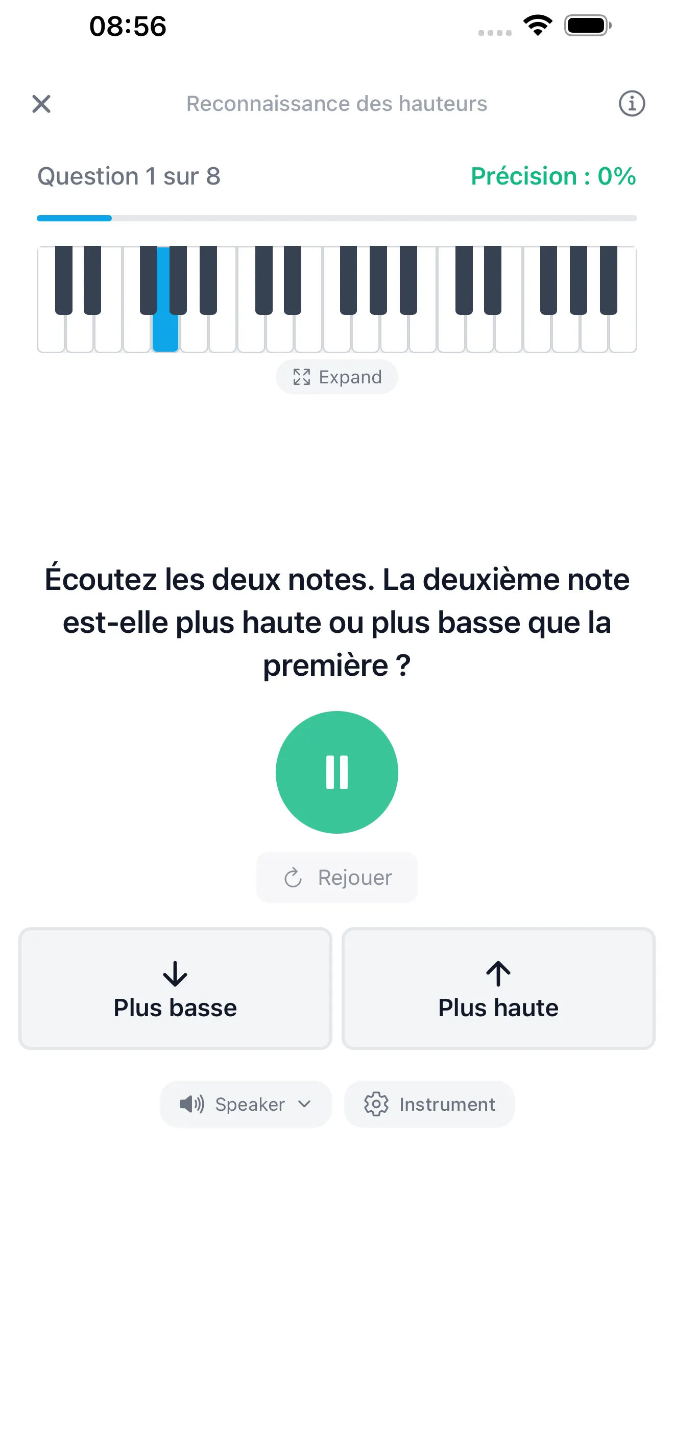 Entraînez Intervalles et Accords