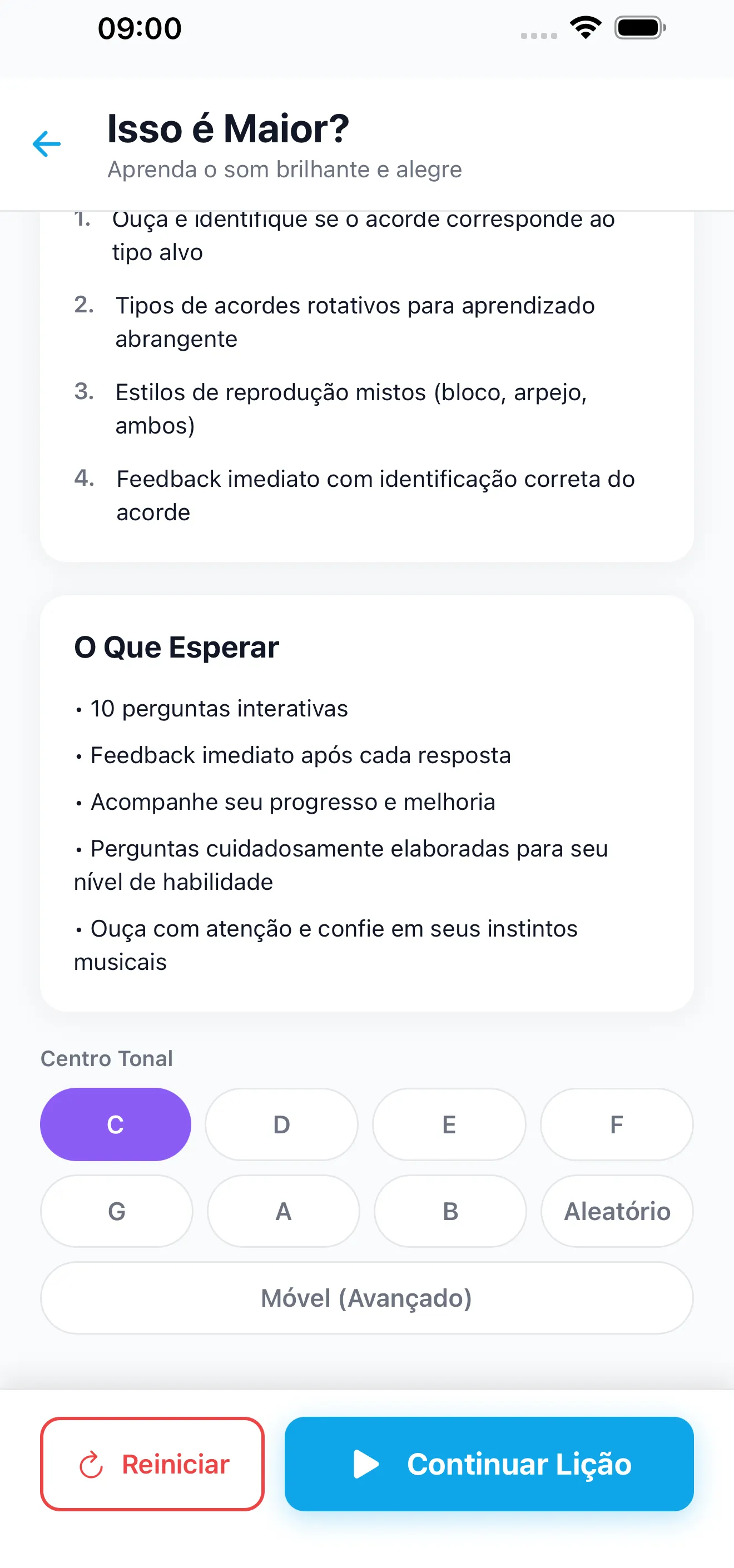 Pratique em Qualquer Tonalidade