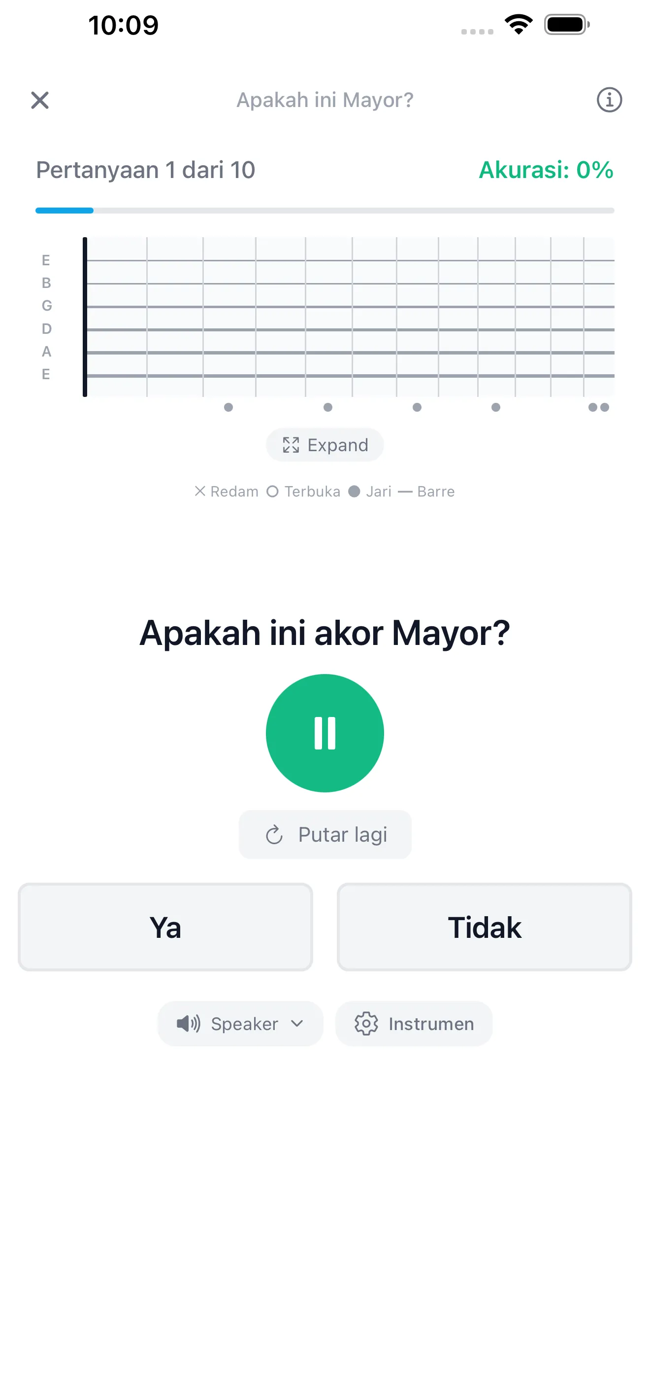Lihat Akor di Fretboard