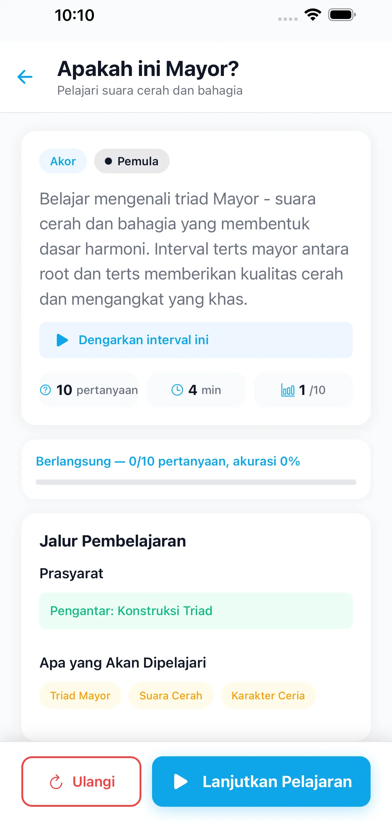 Belajar Sebelum Kuis