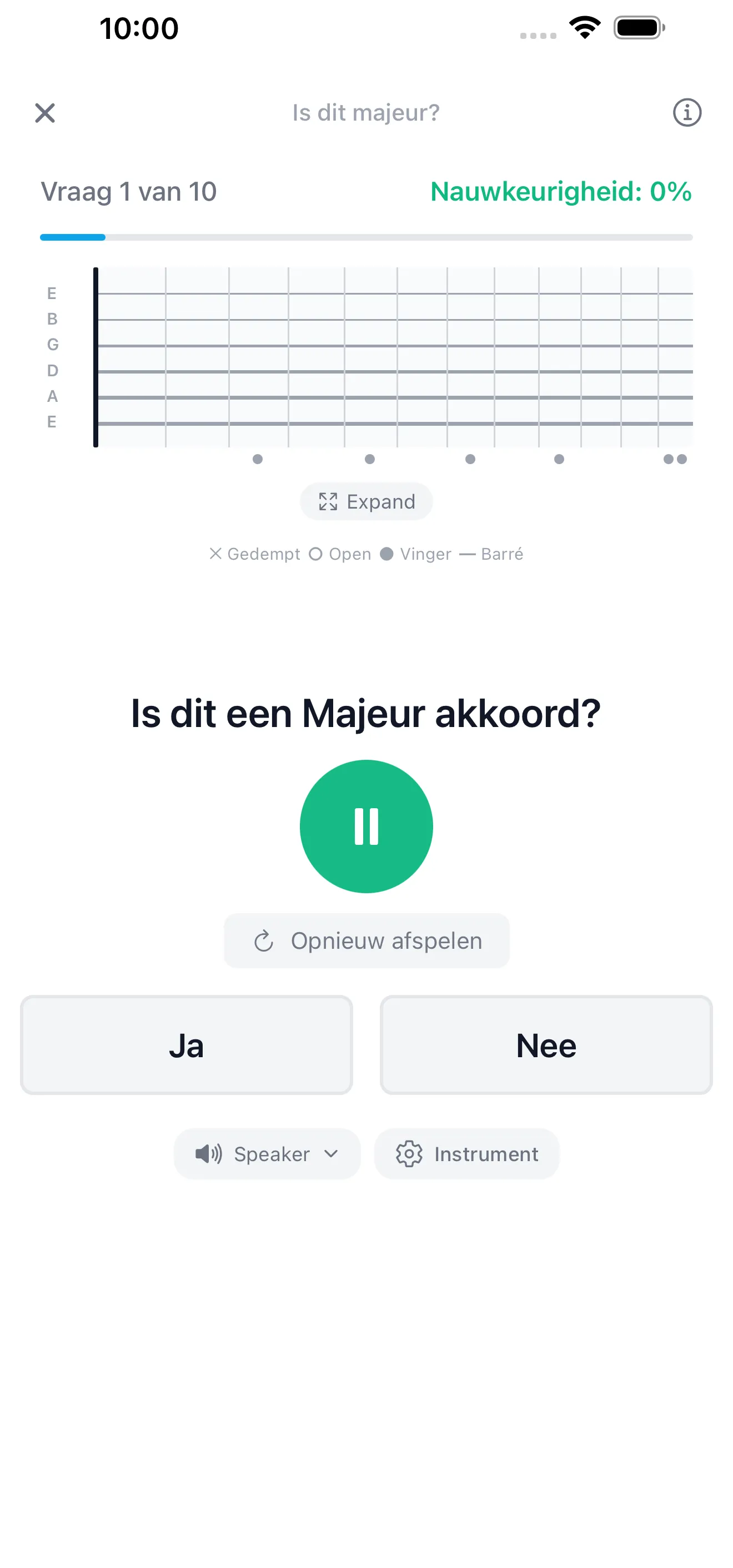 Bekijk Akkoorden op het Fretboard