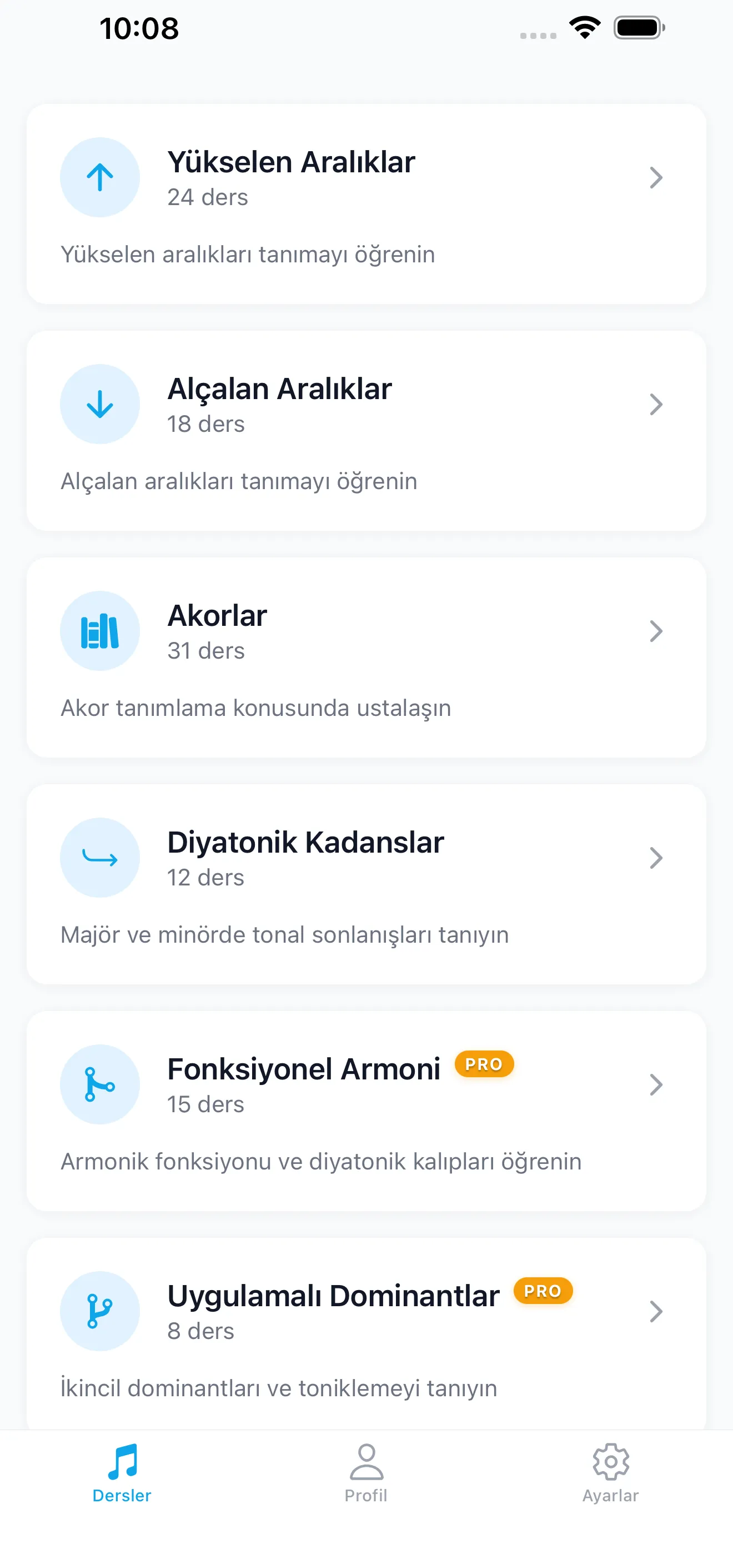 107 Yapılandırılmış Ders